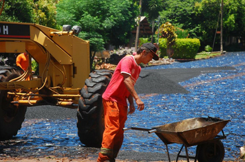 Foto - Pavimentação da rua Alcides Linassi
