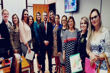 Foto - Primeira Dama integra comitiva que se reuniu com a Ministra da Mulher