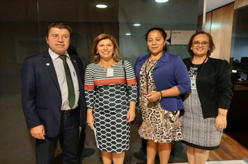 Foto - Primeira Dama integra comitiva que se reuniu com a Ministra da Mulher