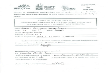 Foto - Resultado do Concurso de Educação Fiscal