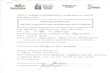 Foto - Resultado do Concurso de Educação Fiscal