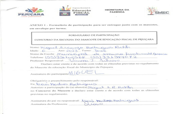 Foto - Resultado do Concurso de Educação Fiscal