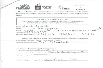 Foto - Resultado do Concurso de Educação Fiscal