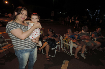 Foto - Show e fogos de artificio para marcar a chegada do Papai Noel