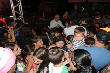 Foto - Show e fogos de artificio para marcar a chegada do Papai Noel