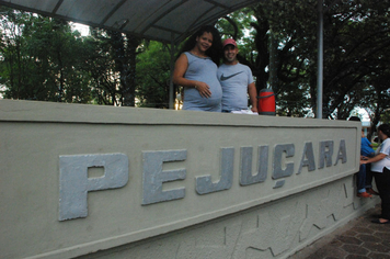 Foto - Show e fogos de artificio para marcar a chegada do Papai Noel