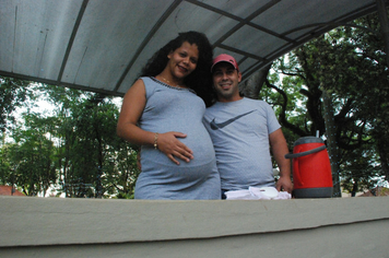 Foto - Show e fogos de artificio para marcar a chegada do Papai Noel