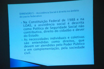 Foto - V CONFERÊNCIA_Assistência Social