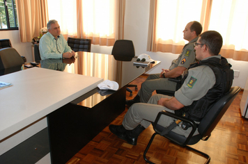 Foto - Visita do novo comandante