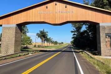 Cobertura do Pórtico de acesso ao município de Pejuçara será inaugurada hoje