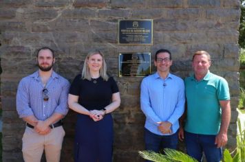 Administração Municipal de Pejuçara inaugura a nova cobertura do pórtico da ERS 553