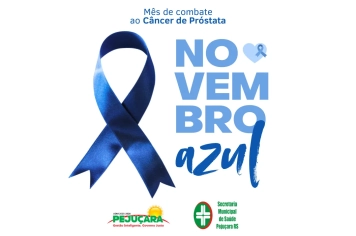 Novembro Azul — Mês de combate ao câncer de próstata.