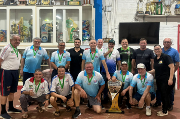 CRP A é campeão do Campeonato Municipal de Bocha na categoria Trio Veterano