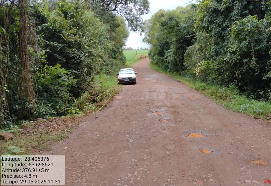 Sinalização preventiva na estrada entre Pejuçara e Bozano não altera o trânsito