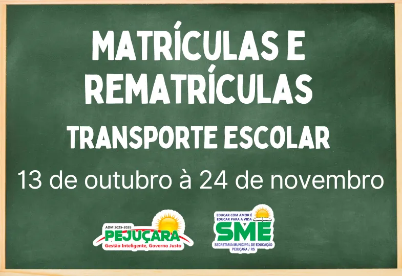 Matrículas e rematrículas encerram hoje, 24 de novembro