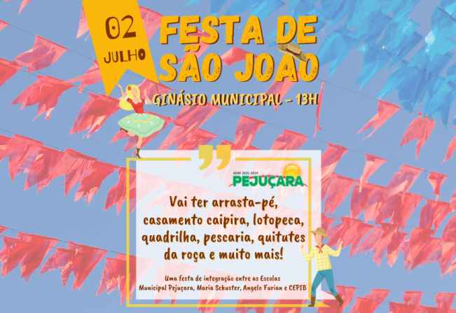 Vai ter Festa de São João!!!