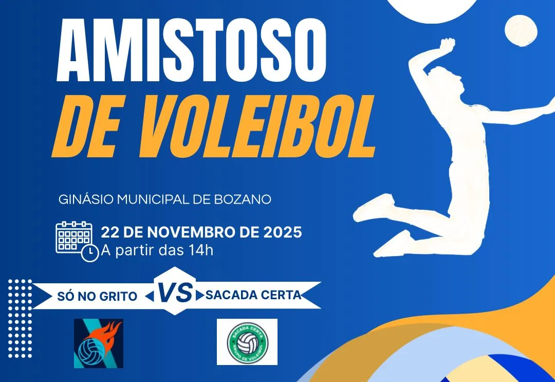 Sacada Certa participa de amistoso de vôlei neste sábado em Bozano