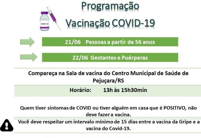 VACINAÇÃO CONTRA A COVID-19