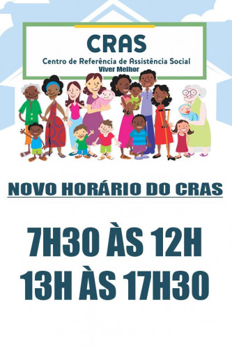 Cras tem novo horário de atendimento