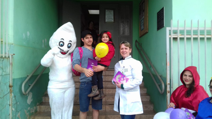 Saúde promove ação de conscientização para prevenção a Pólio e Sarampo.