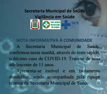 Sobe para 9 o número de casos de Coronavírus em Pejuçara