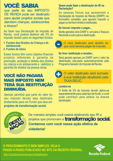 Conselho do Idoso busca apoio dos escritórios contábeis para receber doações do IR