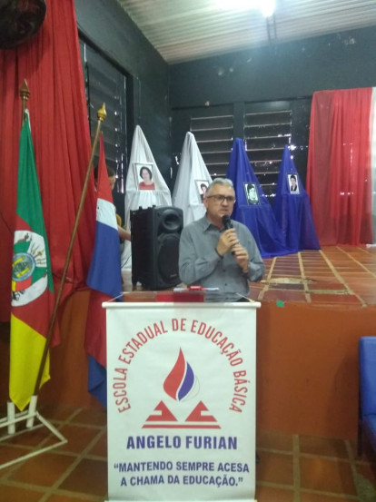 Prefeito participa do aniversário de 38 anos da Escola Ângelo Furian