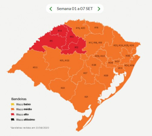 Estamos na bandeira vermelha!