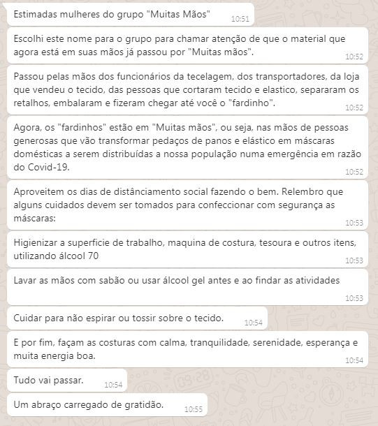 Confecção de máscaras de proteção está acelerado em Pejuçara