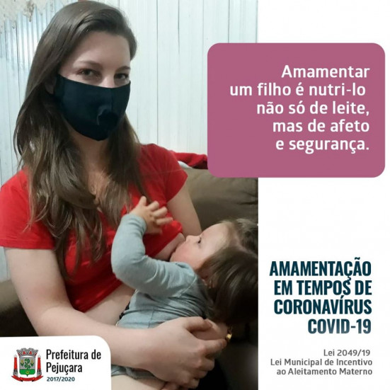 Agosto Dourado enfatiza importância do aleitamento materno