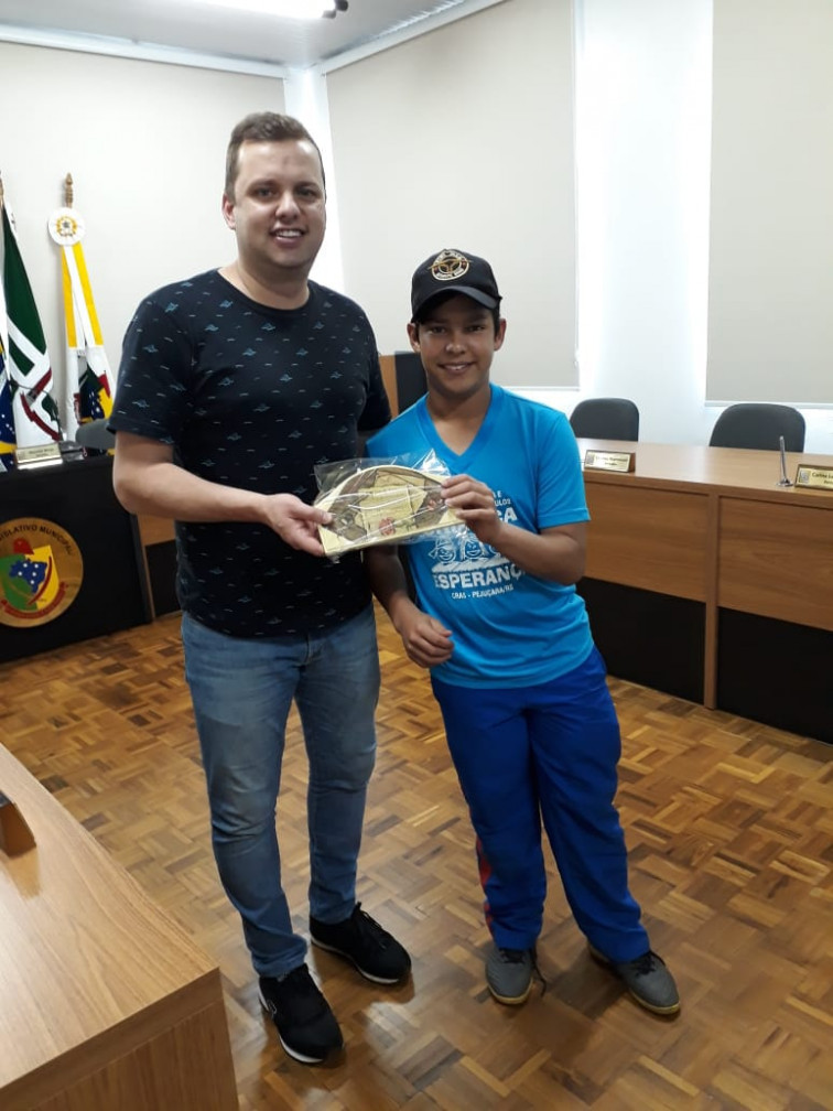 Projeto Criança Esperança visita a Câmara de Vereadores
