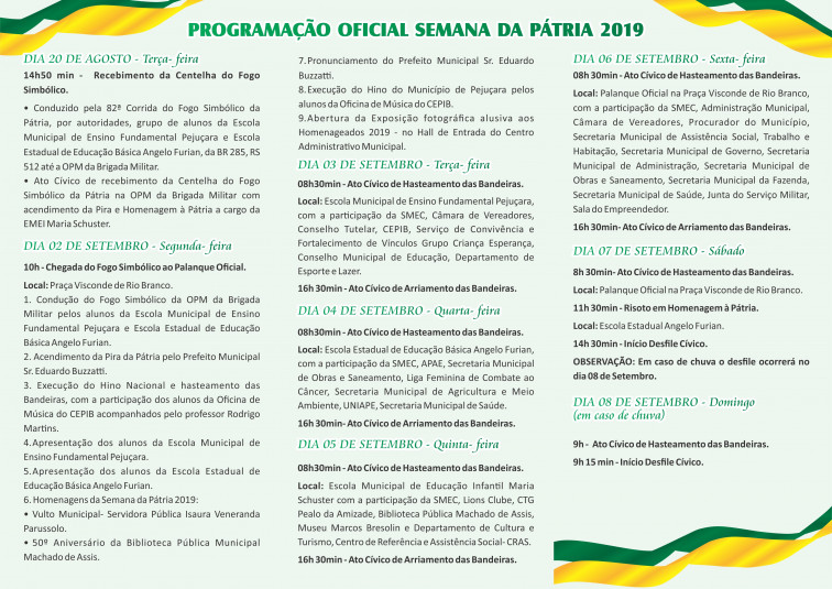 Smec reúne entidades para discutir programação da Semana da Pátria