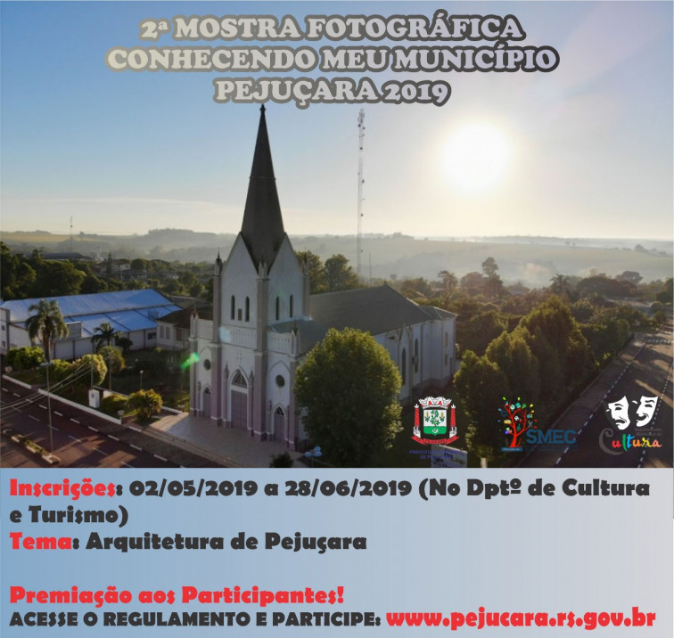 2ª Mostra Fotográfica de Pejuçara tem regulamento divulgado