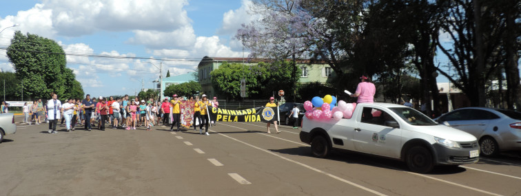 SMS e Lions promovem caminhada pela vida vencendo o diabetes em Pejuçara