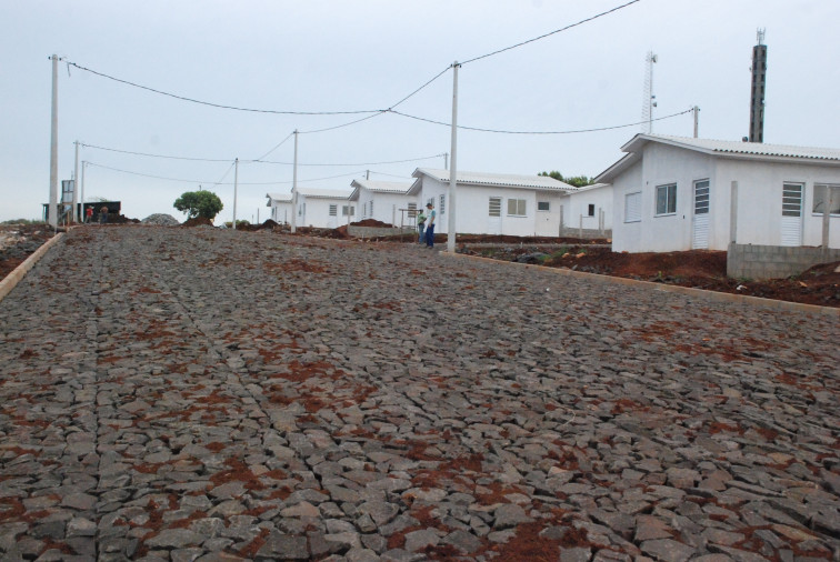 Caminho das Palmeiras: Primeira etapa do calçamento está concluída
