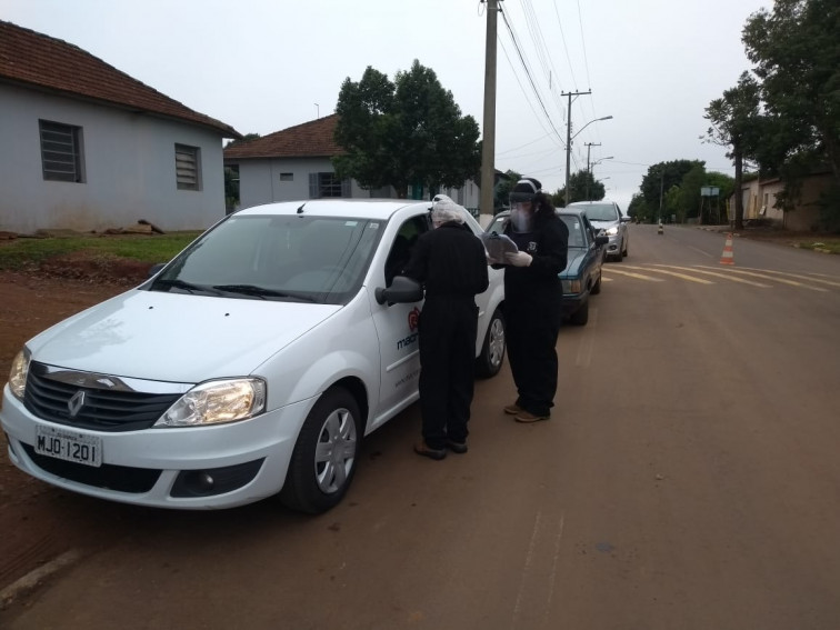 Barreiras sanitárias são realizadas na chegada à Pejuçara