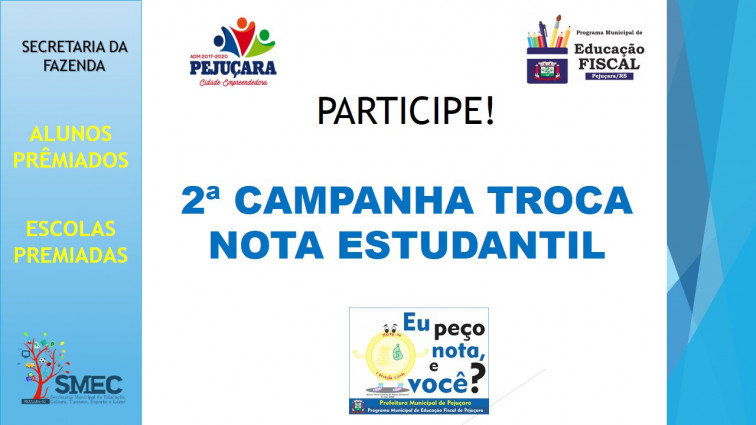 2ª edição da campanha Troca Nota Estudantil movimenta comunidade escolar