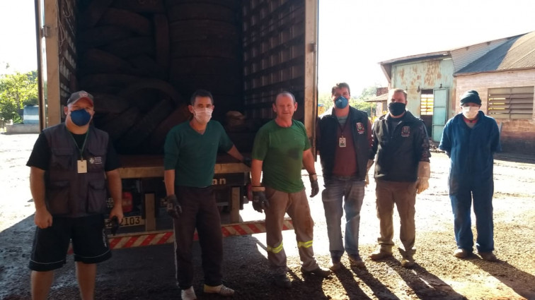 Agricultura e meio ambiente recolhem mais de 500 pneus para descarte